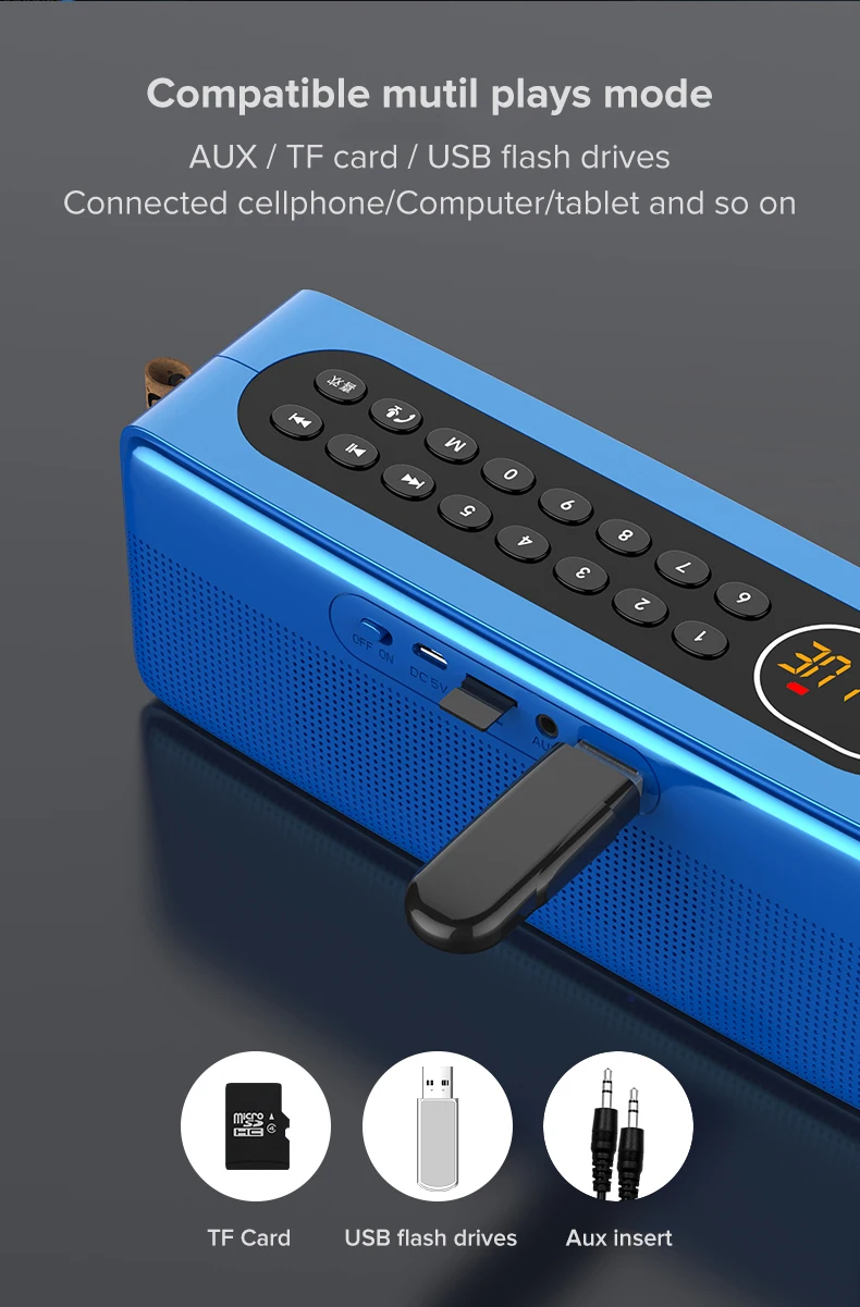 Колонка Bocinas, Bluetooth, Ретро стиль, лучшее качество, Bluetooth 5,0, TF, USB флеш-накопитель, цифровой ключ, выбор песни, портативный bluetooth динамик колонка bluetooth