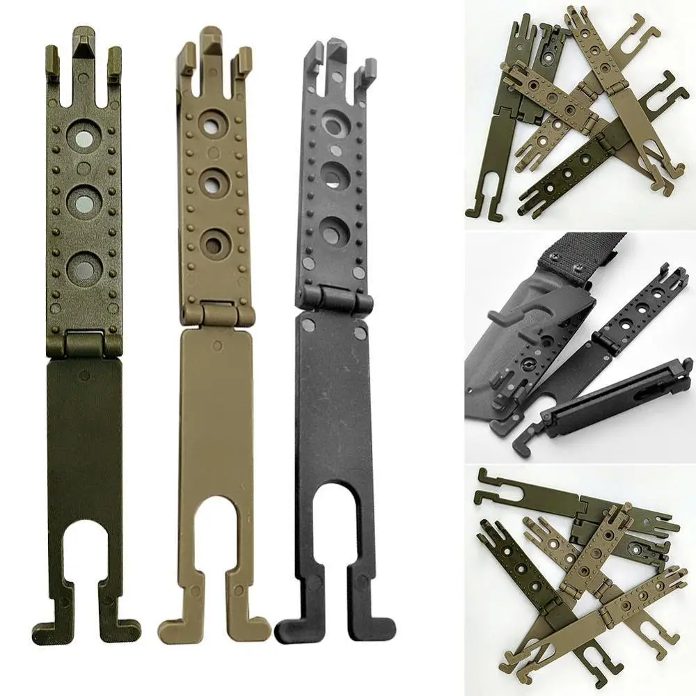 Sheath Kydex Scabbard Waist Clip Clamp Hunting Military V2G8 Black F4I2