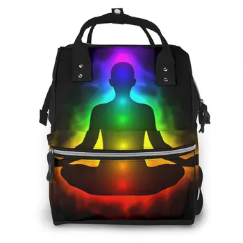 

Chakra In Meditation People Baby Nappy Changing Diaper Mummy Bag Maternity Backpack Bags Stroller Baby Care Waterproof Backpack