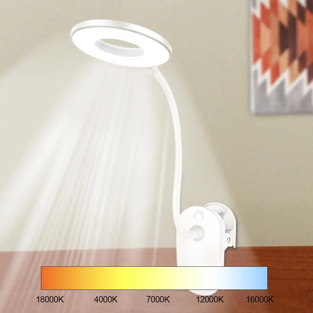 HOT SALES！！！New Arrival LED Clip on Bed Table Lamp Bendable USB Eye