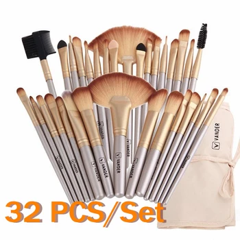 

32Pcs/Kits Makeup Brushes Set Profession Cosmetic Eyelashes Eye Shadow Foundation Powder Eyebrow Wood Handle Beauty Brush Tool