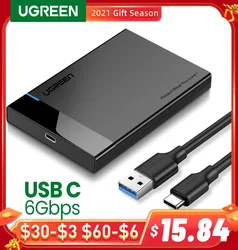 UGREEN – boîtier 2 en 1 pour disque dur externe SATA vers USB 2.5 Gen 2, 6Gbps, pour Seagate Toshiba Fujitsu 3.1 