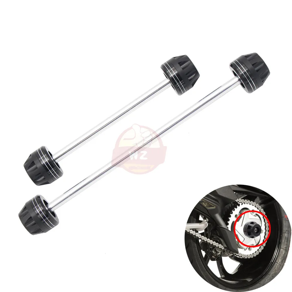 

For SUZUKI GSR 750 GSR750 11-14 / GSX-S750 GSXS750 15-16 Motorcycle Aluminum Front & Rear Fork Shock Sliders Wheel Protector