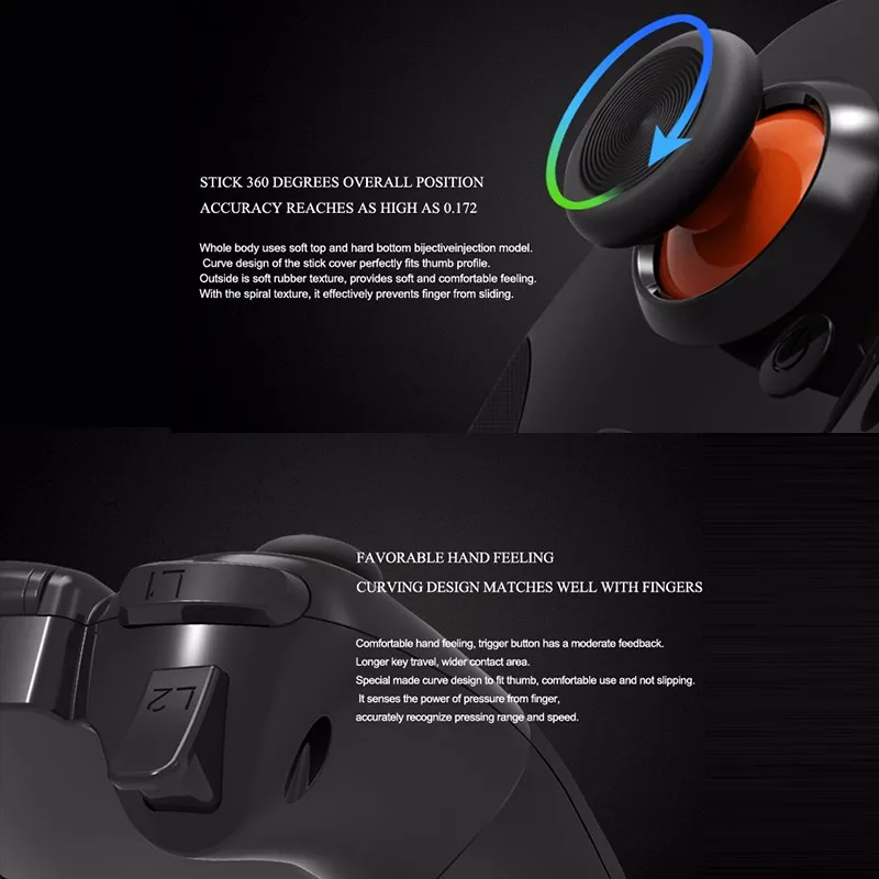 RKGAME 4th VR игровой контроллер геймпад для iOS, Android мобильный телефон/ПК планшет джойстик Bluetooth беспроводной пульт дистанционного управления геймпад