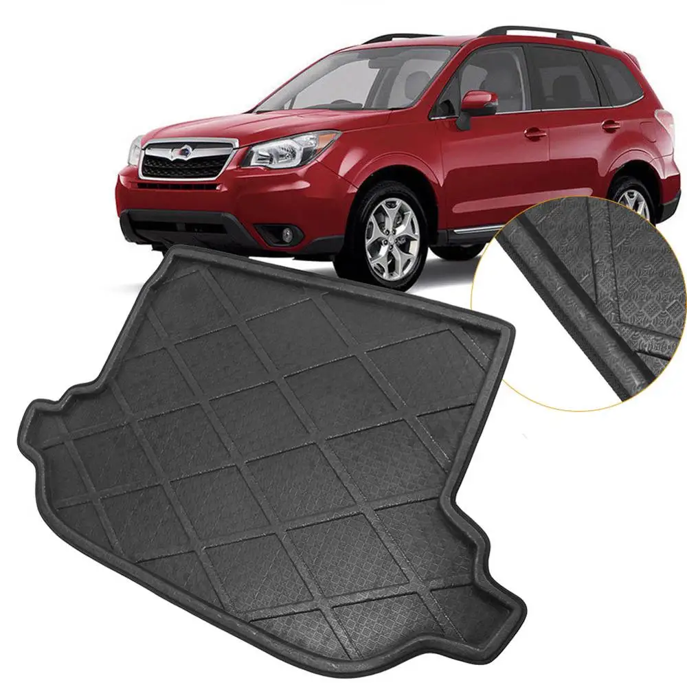 

LUCKMART 1PC Black Car Boot Mat Rear Trunk Liner Waterproof Cargo Liner Floor Mat Protective Pad For Subaru Forester 2014-2017