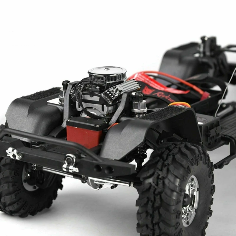 V8 имитирует двигатель охлаждающий вентилятор 1:10 RC TRX4 SCX10 RC4WD автомобиль 13000 об./мин двойной охлаждающий вентилятор 2 S-3 S для RC автомобилей детали гусеничного трактора
