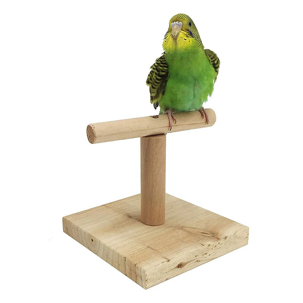 Pet Bird Parrot деревянная подставка окунь игровая площадка платформа жевательные для клетки игральные игрушки