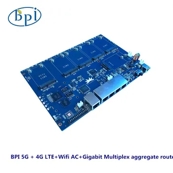 شراء الموز PI BPI5G + 4G LTE + واي فاي التيار المتناوب + جيجابت مجمعة الطريق