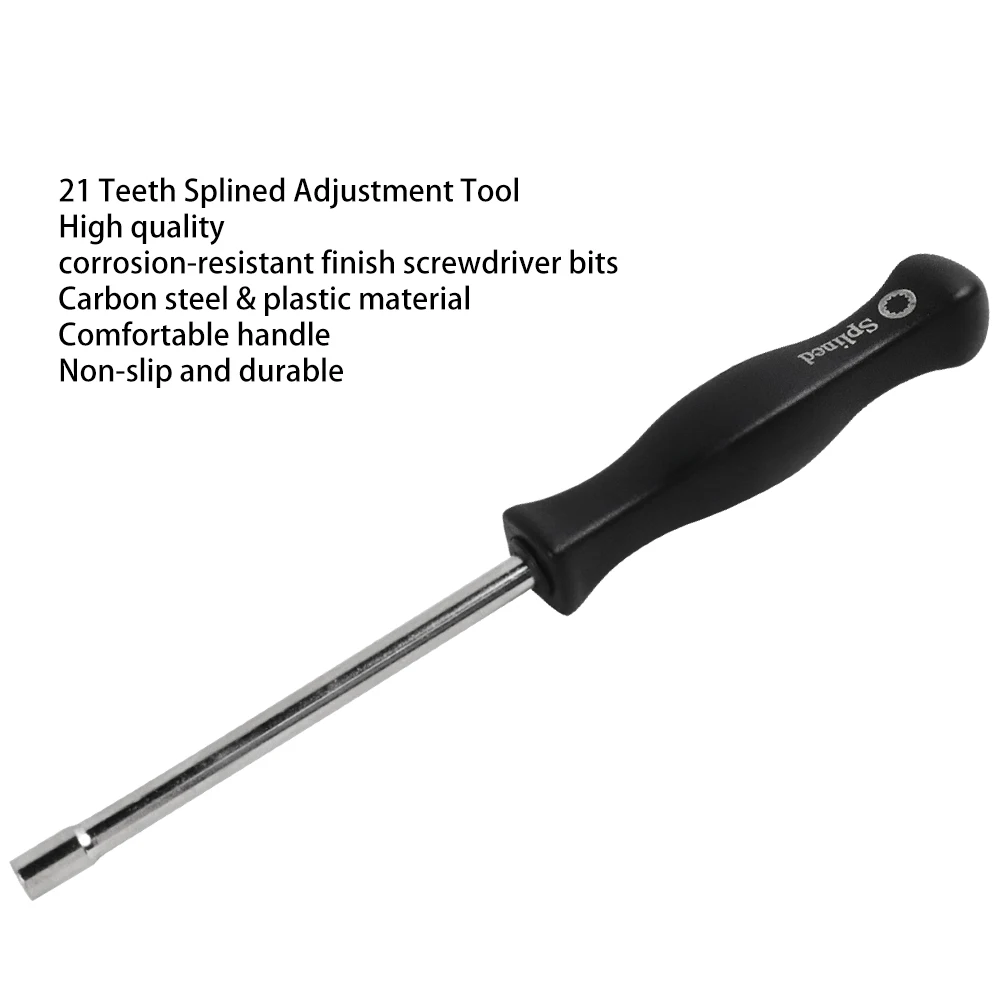21 Teeth Spline Shaped Carburetor Adjustment Chainsaw Tool Screwdriver for Husqvarna 2 Cycle Echo Poulan Carb Service Tool