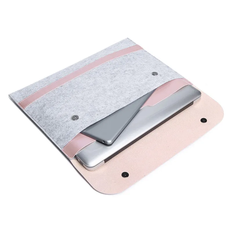 Модный шерстяной фетровый карман для ноутбука сумка чехол для Macbook Air Pro retina 11 12 13 15 Xiaomi Mi чехол для ноутбука 13,3