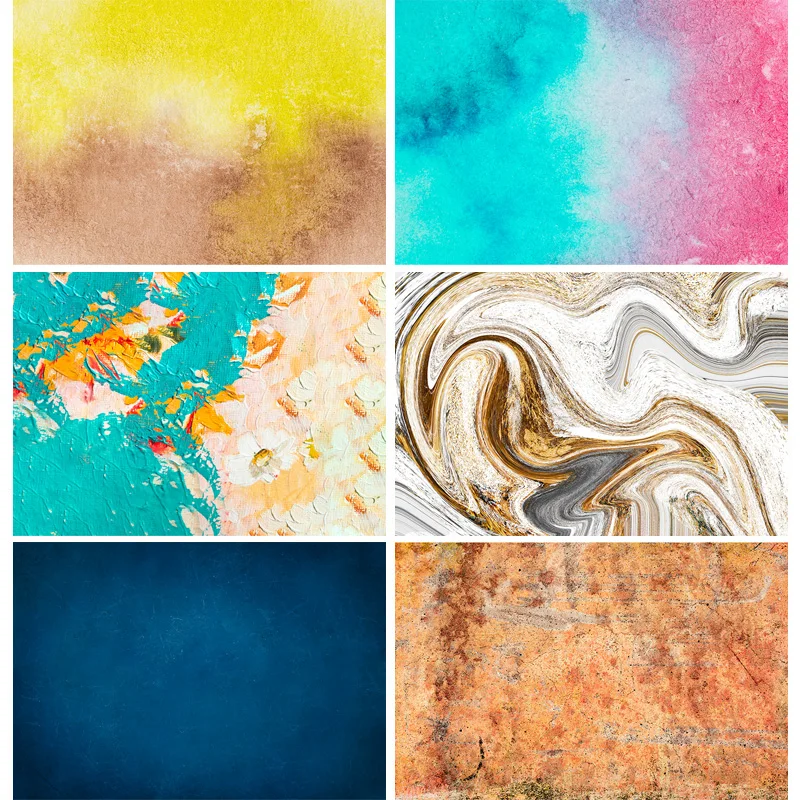 

SHENGYONGBAO Vinyl Gradient Color Abstract Photography Background Baby Photographic Backdrops For Photo Studio 201011SHT-03