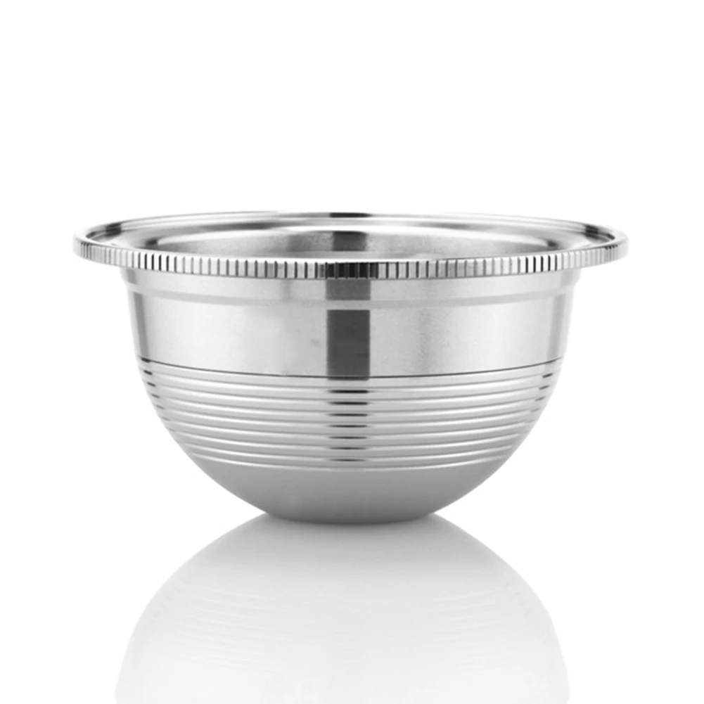 Stainless Steel Reusable Capsule Coffee Machine Filter for Nespresso D-elonghi