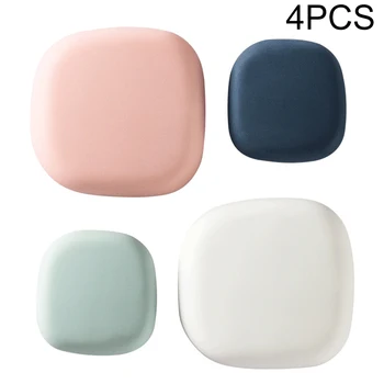 

4pcs/set Reusable Bedroom Home Shock Absorbent Safety Cover Adhesive Door Stopper Wall Protector Silicone Quiet Modern