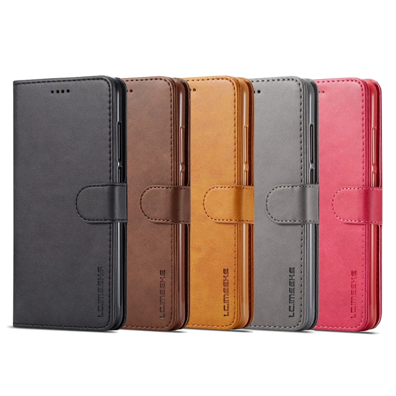 Чехлы для Xiaomi Redmi Note 8 Pro чехол с магнитной застежкой Роскошный кошелек кожаные