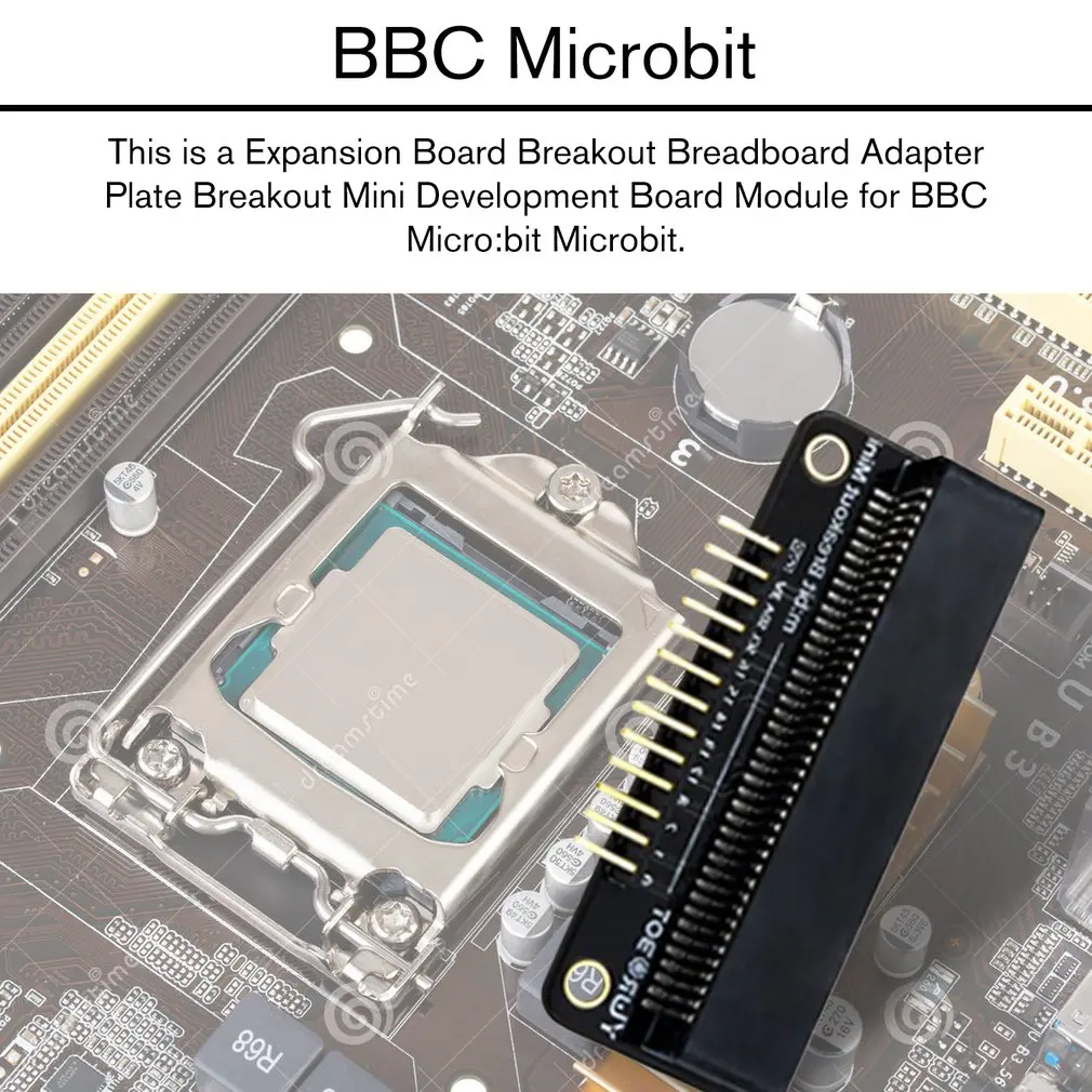 Модуль расширения макетной платы, переходная пластина, мини-адаптер для BBC Micro: bit Microbit