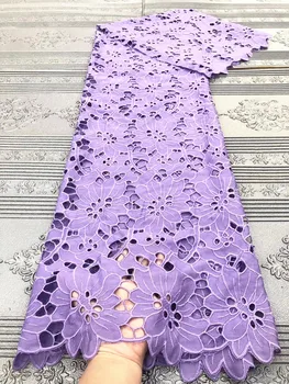 

African tulle Lace Fabric 2020 High Quality Lace Nigerian mesh Lace Fabric lilac color French Tulle lace