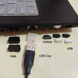 Bouchon Anti poussière en Silicone pour ordinateur portable/PC, capuchon de protection Anti poussière pour tablette 