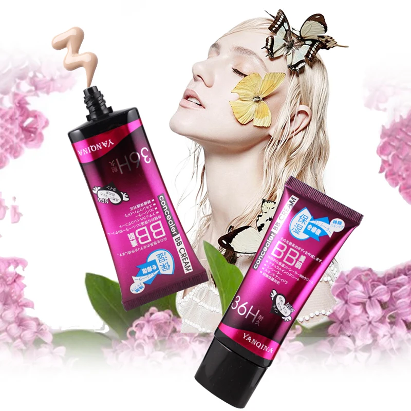 

3 Colors Sunscreen Whitening BB Cream Lasting Moisturizing Makeup Concealer Korean Style Base Bare Face Liquid Foundation TSLM2