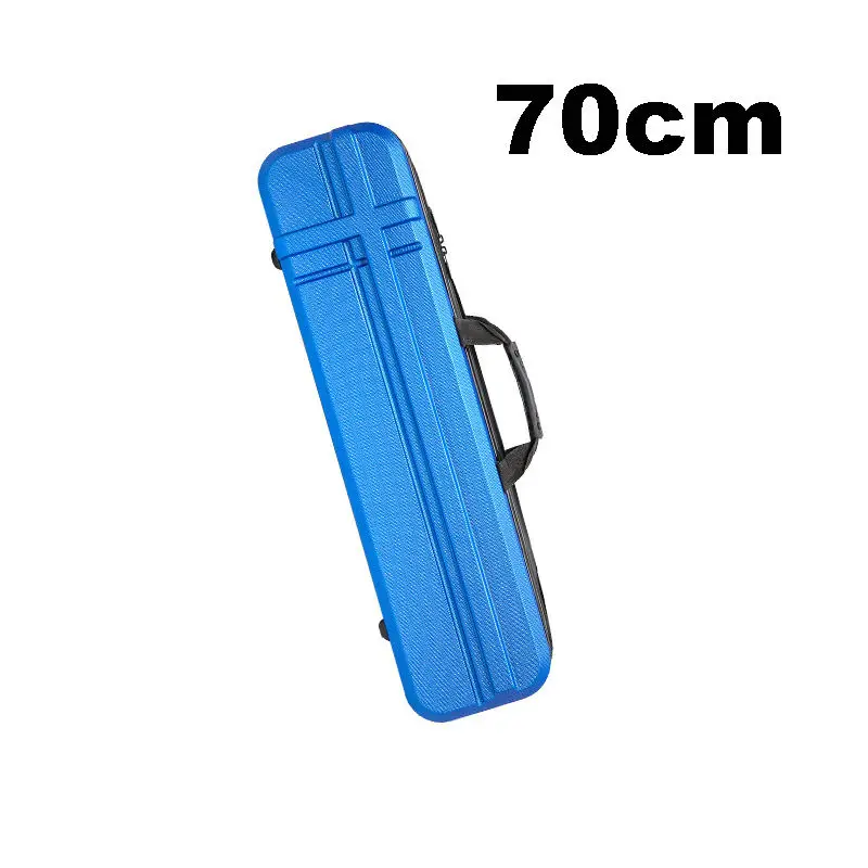 Высокое качество ABS Материал жесткая Рыболовная Сумка Большая емкость Удочка сумка для удочек многоцелевой мешок для удочки - Color: Blue 70cm
