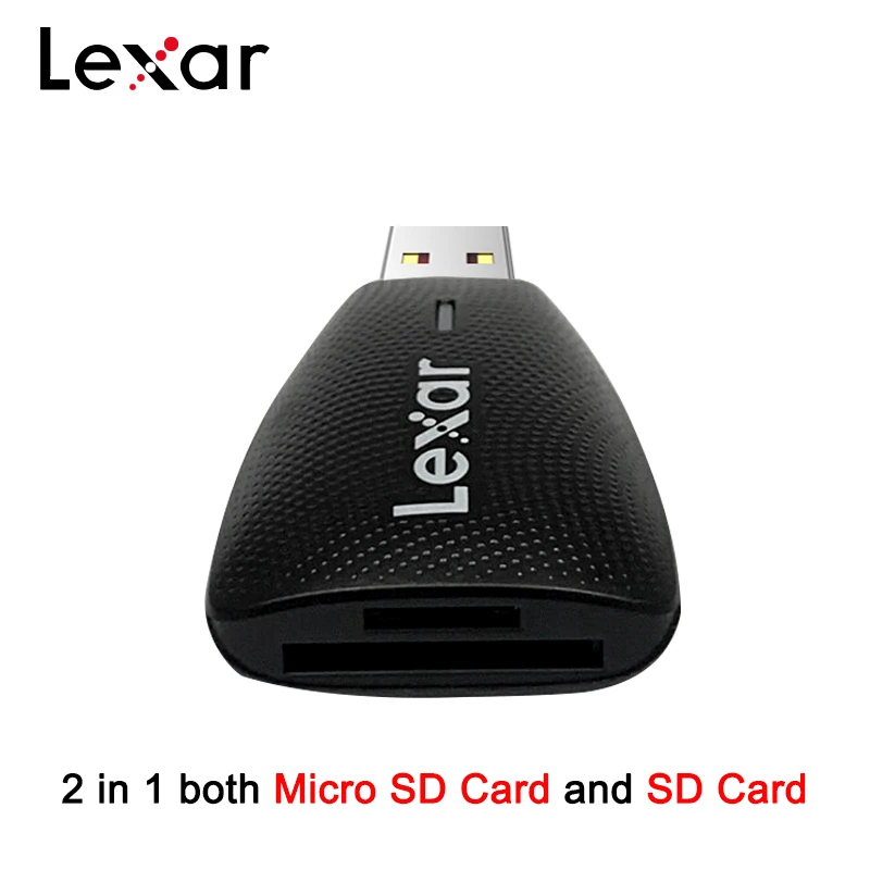 Lexar многофункциональный 2 в 1 взаимный обмен данными между компьютером и периферийными устройствами 3,1 кард-ридер UHS-II Max 312 МБ/с. флэш-память USB кард-ридер Поддержка sd-карт и Micro SD карты
