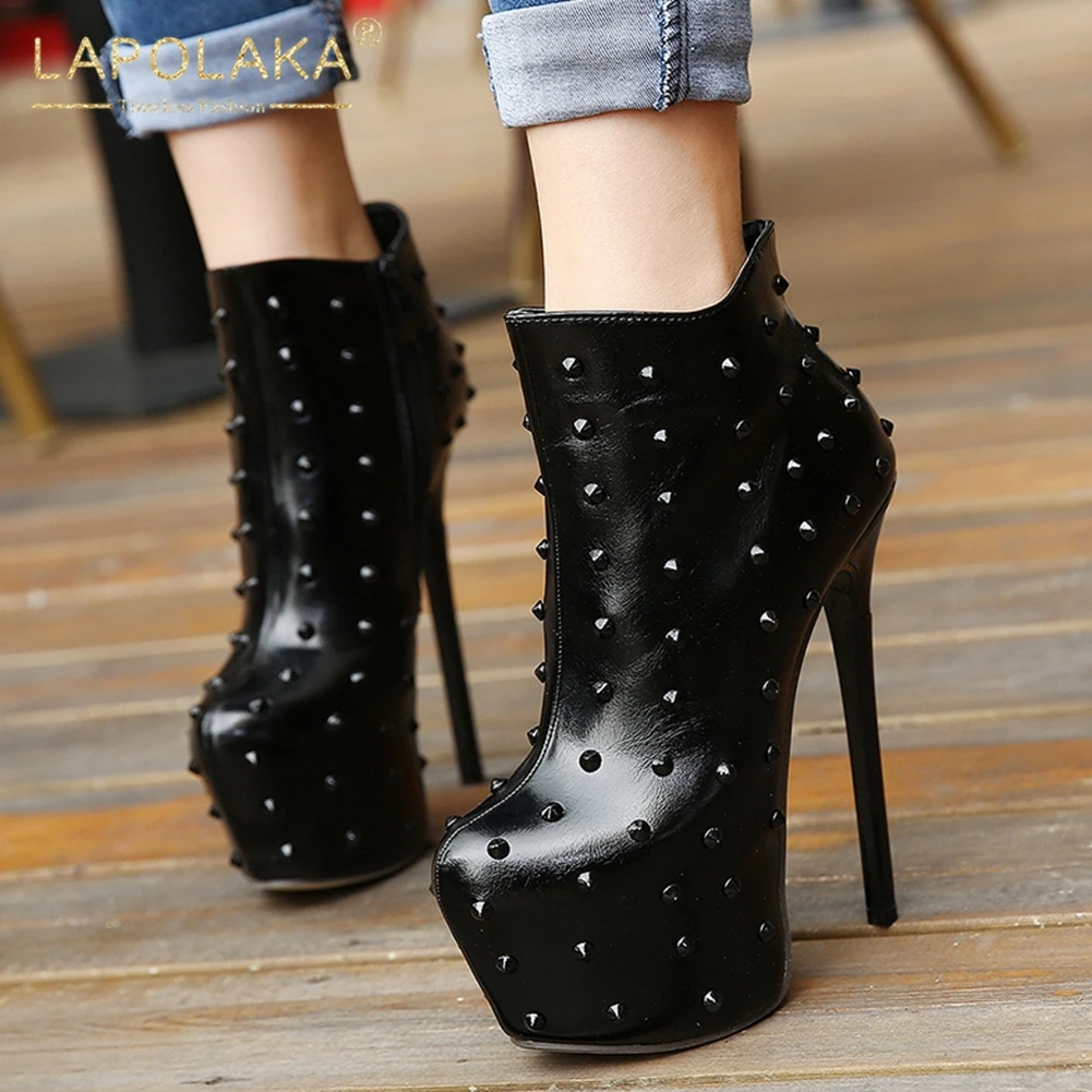 2020 Plus Size 43 High Heels Fashionable Winter Shoes Woman Boots | Обувь