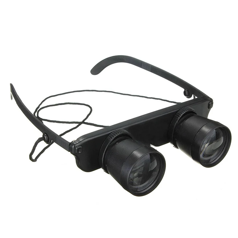 Новинка-Schwarz 3x28 Brille Vergroesserungsglas Lupenbrille Brillenlupe Glaeser Stil Angel Reise Fernglas theater Lup Fisch Optics F
