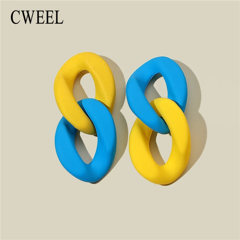 CWEEL Earrings For Women Earings Fashion Jewelry Hanging Boho Female Statement Dangle Vintage Bohemian Charms Accessories | Украшения и