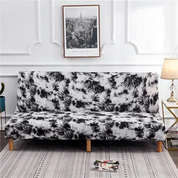 

All-inclusive Folding Sofa Bed Cover Elastic Irregular Slipcover Sofa Cover Armless Sofa Bed Cover seat Couch Covers
