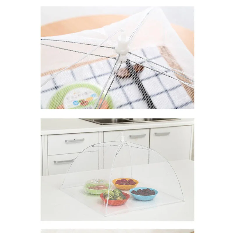 Всплывающее Сетчатое покрытие для еды защита большого экрана палатка купол