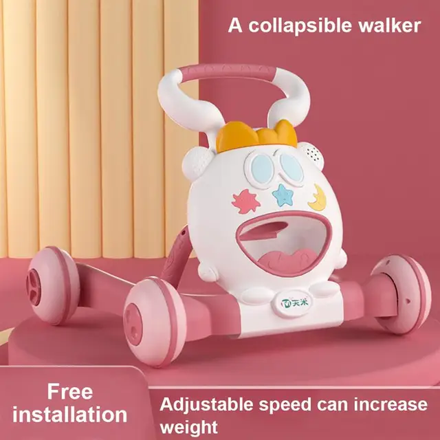 Children Toy Car Baby Walker Trolley Multifunctional Baby Scooter 3 Wheels Children'S Scooter Kids'S Ride-On Toys Baby Tricycle 5
