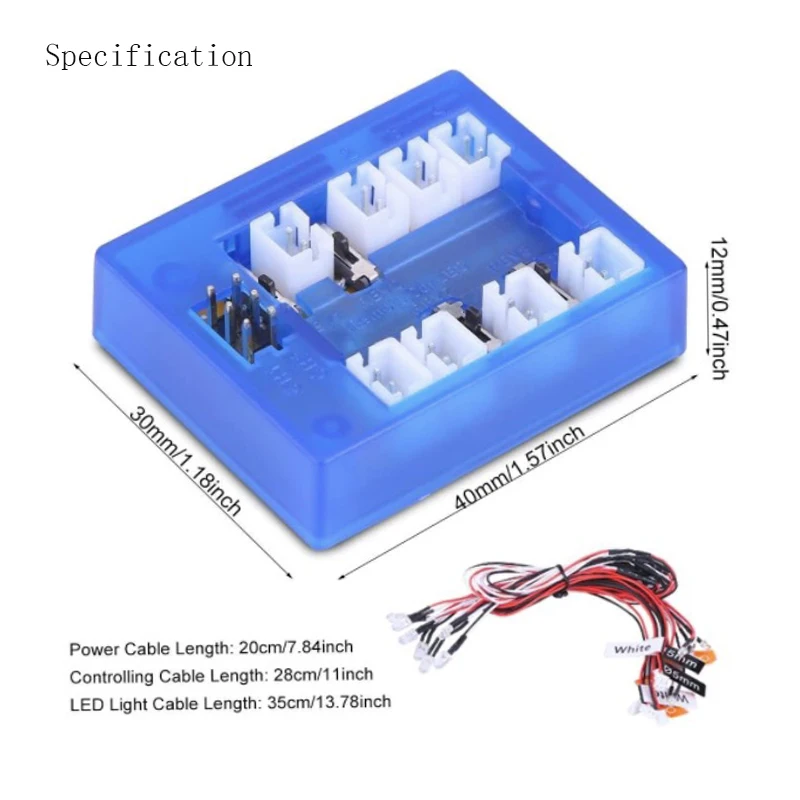 led luz sistema de iluminação estroboscópica kit