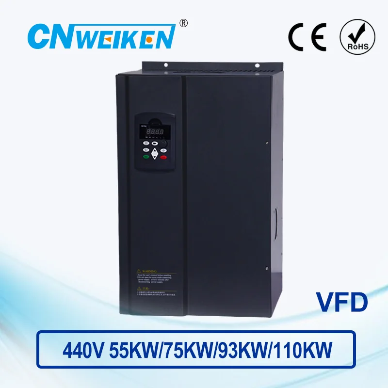 WK600 Векторный Преобразователь частоты управления 55kw/75kw/93kw/110kw трехфазный 440V