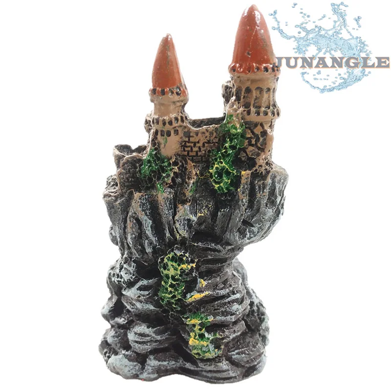 Miniature Castle Resin Crafts, Aquarium Landscaping and Viewing, Antique Simulation, Home Furnishings