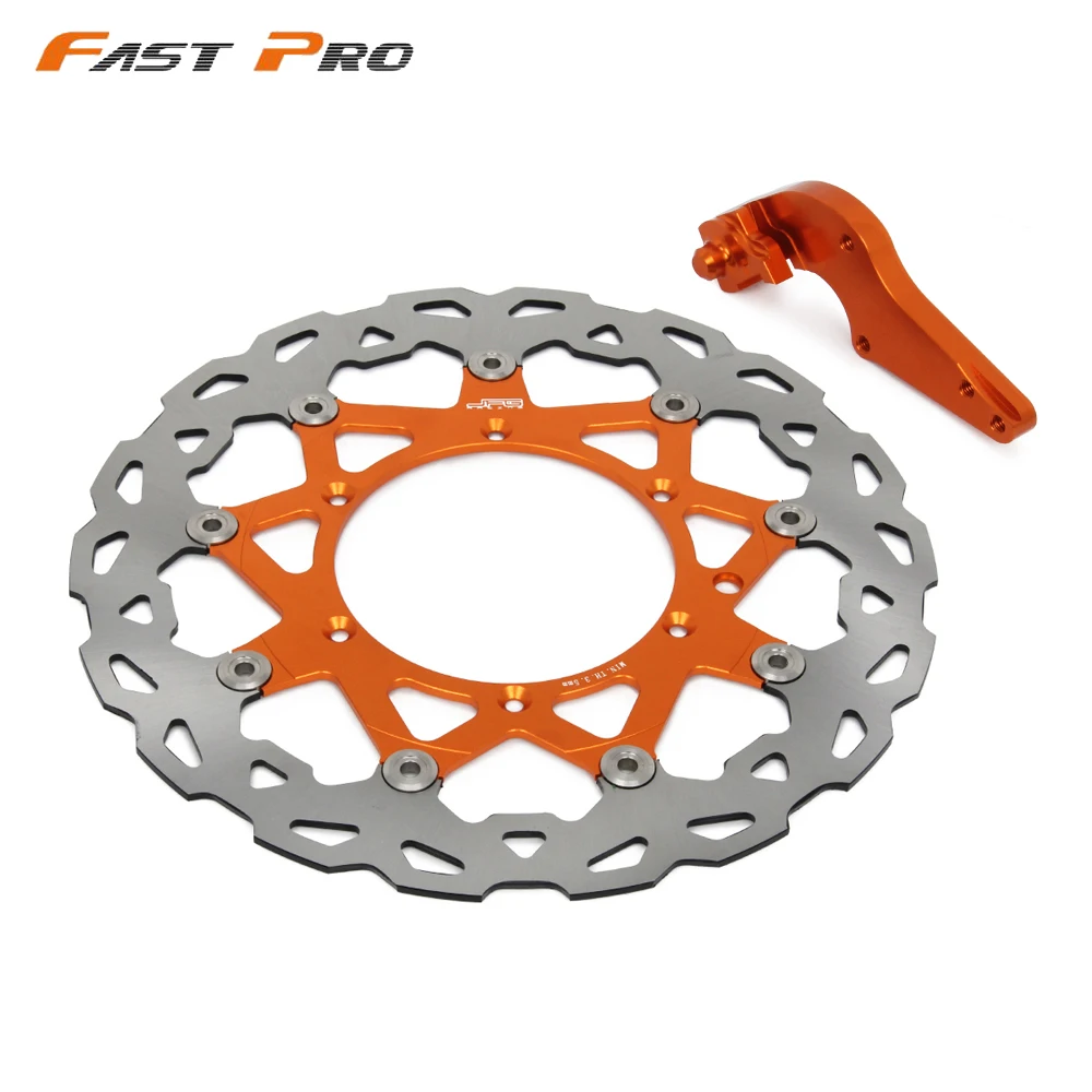 320 плавающий тормозной диск + кронштейн для KTM SX XC XCW SXF XCF XCFW EXC 125 144 150 200 250 300 350 450 505 530