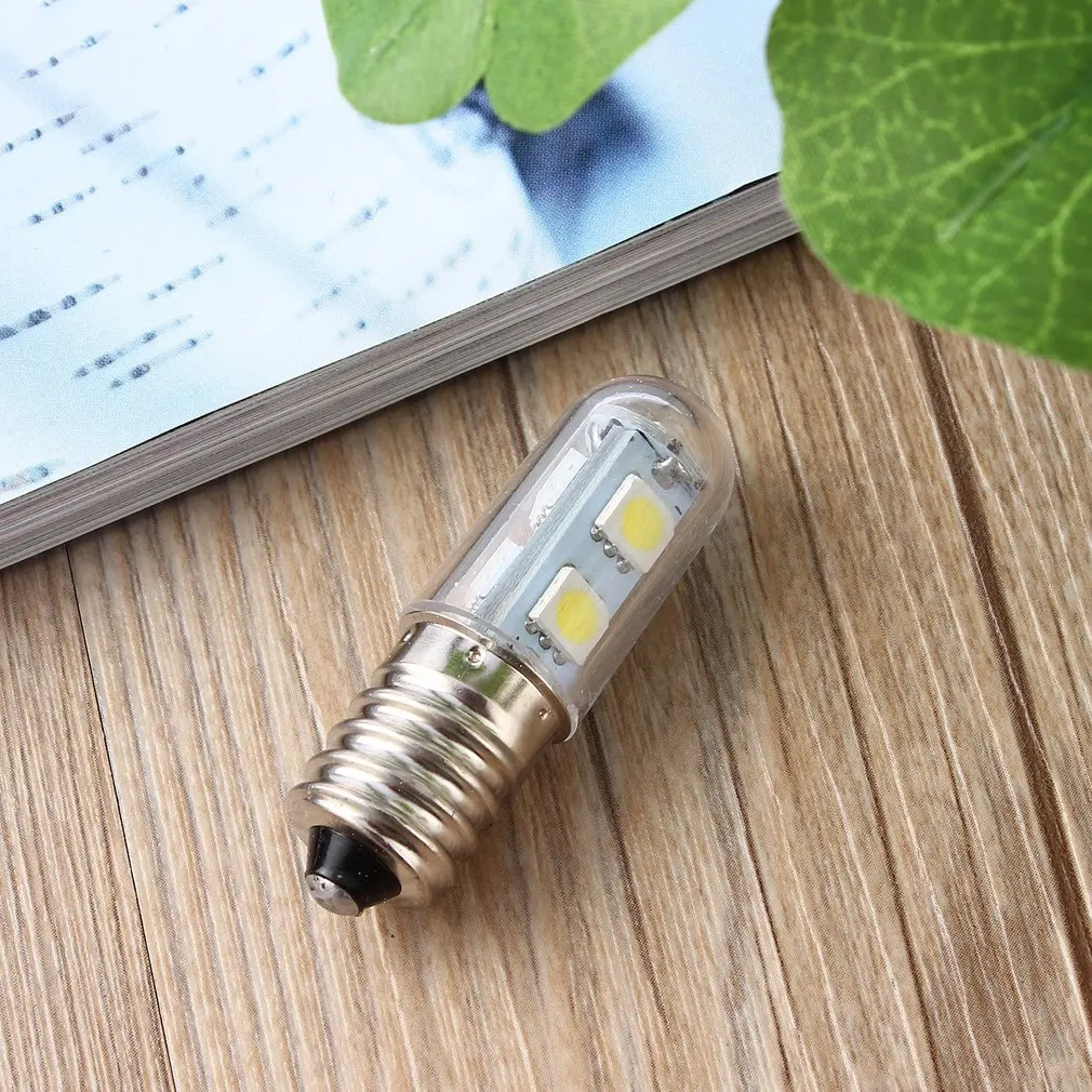 Новое поступление 1x мини E14 1 Вт 7 светодиодный 5050 SMD Природа/теплый белый холодильник светильник лампа, 110 В/220 В