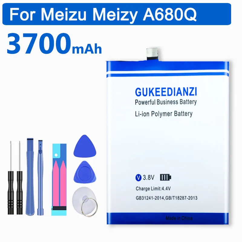 GUKEEDIANZI BA02 настоящая 3700 мАч батарея телефона для Meizu Meizy A680Q мобильный запасные батареи