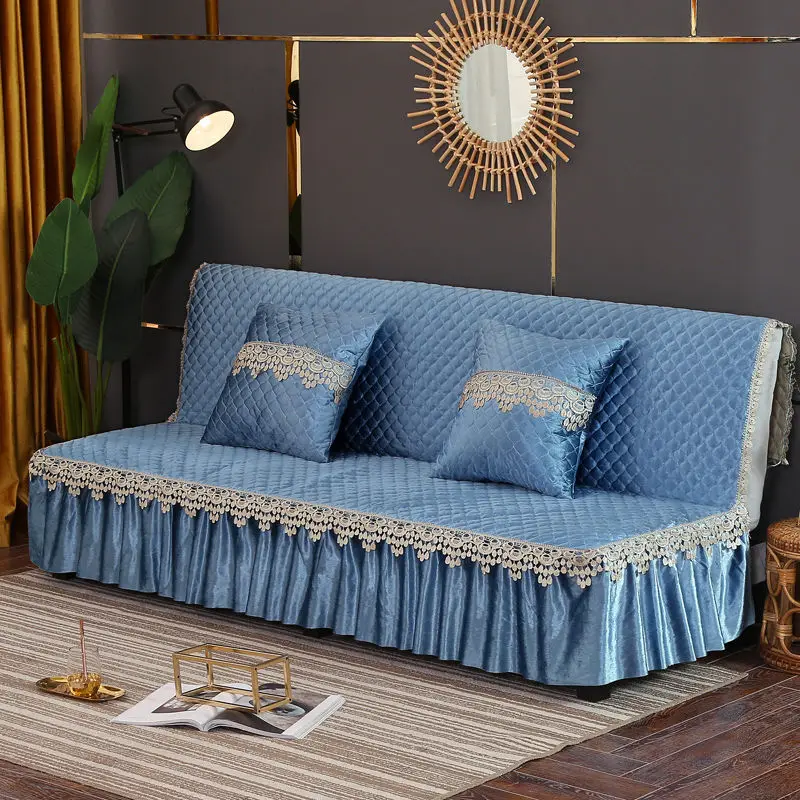 Fyjafon чехол для дивана толстый диван без подлокотников покрытие теплые Чехлы для гостиной защита для дивана 140*150/140*180*140/190*140*200 - Цвет: Color 4