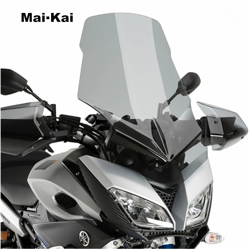 

MAIKAI For YAMAHA MT-09 FZ-09 TRACER 2014-2018 Motorcycle Windscreen Wind Deflector Windshield Head Cover Sun Visor Visor Viser