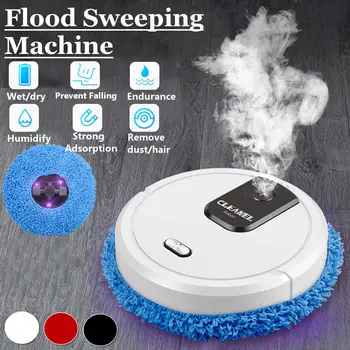 

Fully Automatic Sweeping Robot Smart Impregnation Cleaning Robot USB Charging Dry and Wet Spray Mop Household Rotary Mopping