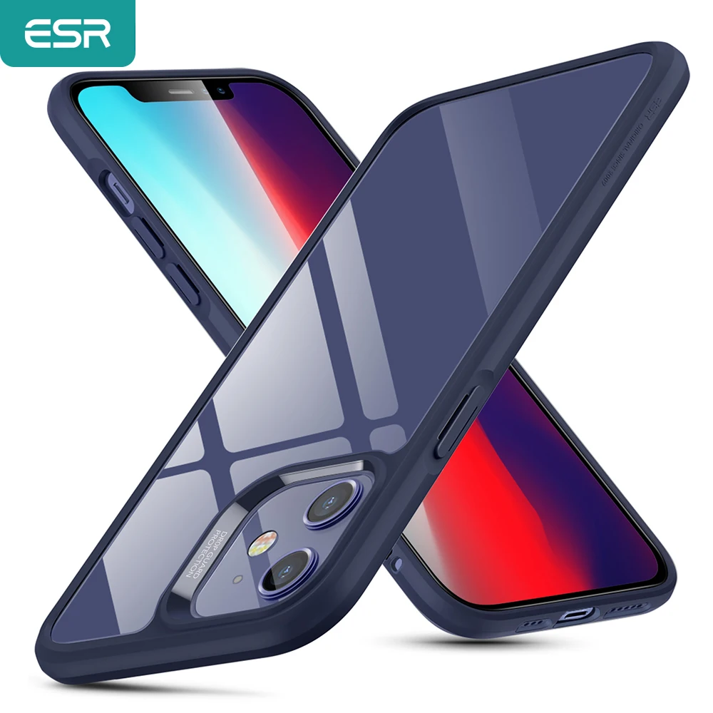 ESR Phone Case for iPhone 12 mini 12 Pro Max Clear Cover Tempered Glass Case for iPhone 12 12 Pro 12 Pro Max Fundas Case Cover