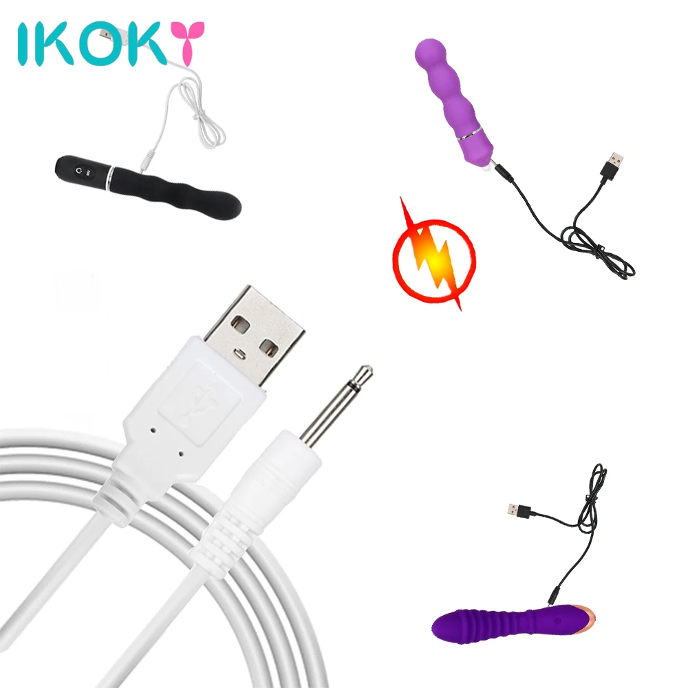IKOKY DC вибратор зарядный кабель USB источник питания шнур интимные изделия для