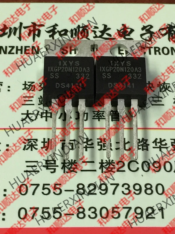 10PCS/LOT New and original IXGP20N120A3 TO-220 IGBT 1200V 40A