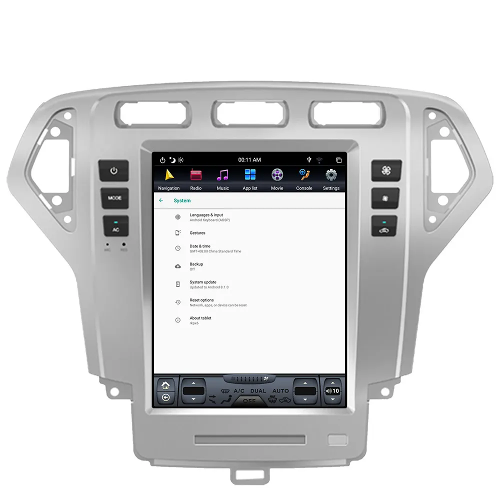 Android 9,0 Tesla стиль вертикальный экран автомобиля gps навигация для Ford Mondeo/Fusion MK4 2007+ головное устройство мультимедиа радио плеер