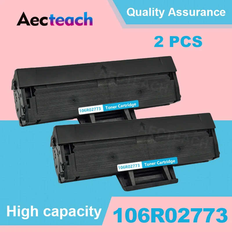 Aecteach 2 шт 1 5 K 106R02773 MEA тонер-картридж для Xerox WorkCentre 3025 Phaser 3020 P3020 WC3025 черно-белый Laeser
