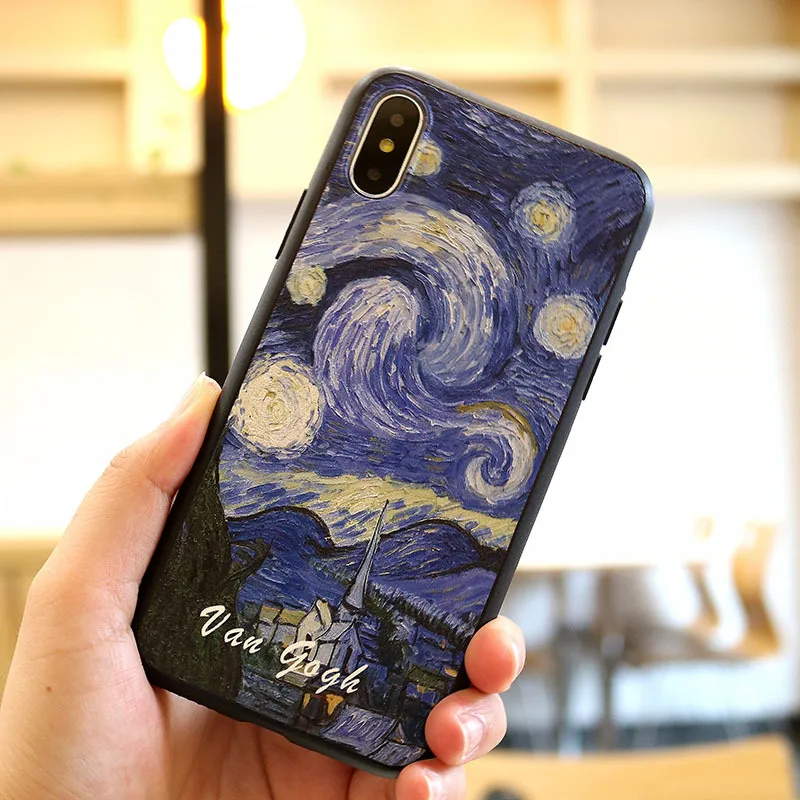 Подходит для iPhone 8 plus, чехол для мобильного телефона, мягкий силиконовый чехол с защитой от падения и рельефным рисунком 6/7/X/XR, матовый чехол для мобильного телефона