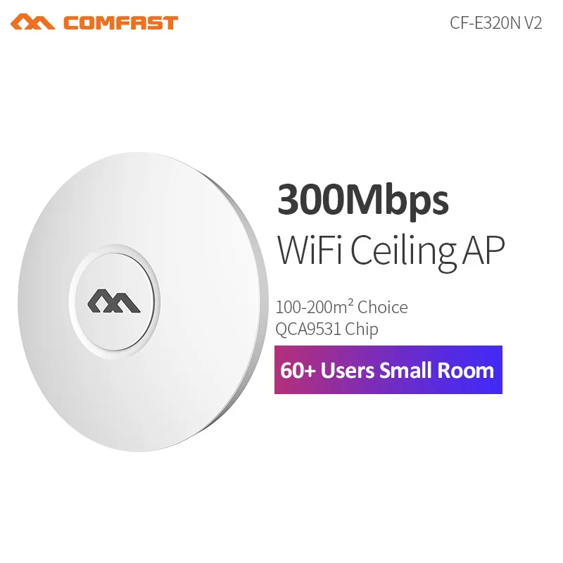 Дешево! CF E320NV2 300 Мбит/с Беспроводная точка доступа 2 4G потолочный маршрутизатор Wifi