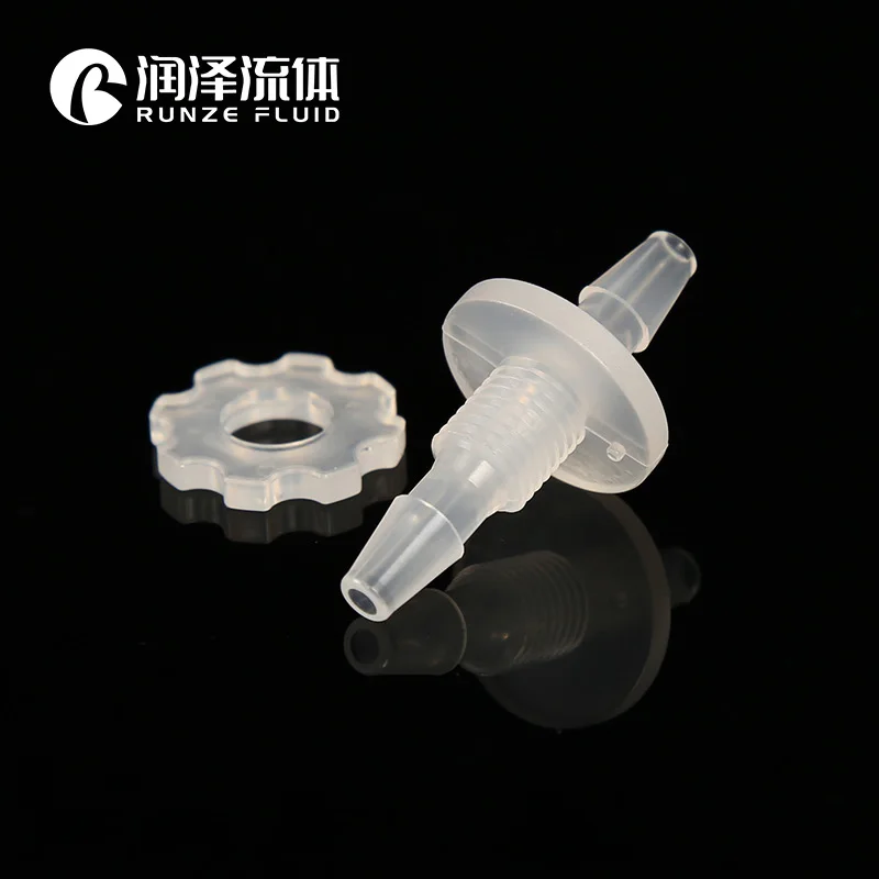 Tubulação Plástica do Encaixe do Anteparo da Montagem do Painel em Linha Reta Através do Acoplador para Sistemas Líquidos