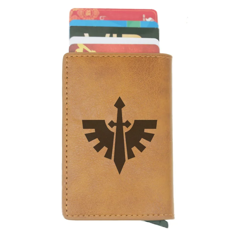 

Japan Anime The Legend of Zelda Rfid Card Holder Wallets Short Purse Leather Slim Wallets Mini Wallet Gifts