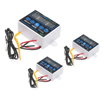 

W1411 12 24 220V LED Microcomputer Digital Display Temperature Controller Thermostat ligent Time Controller Adjustable Elec