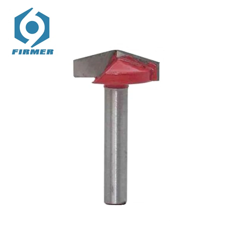 

6x22x150° Woodworking trimming machine chamfering drill bit trimming head 45 degrees chamfering trimmer V-head tungsten steel